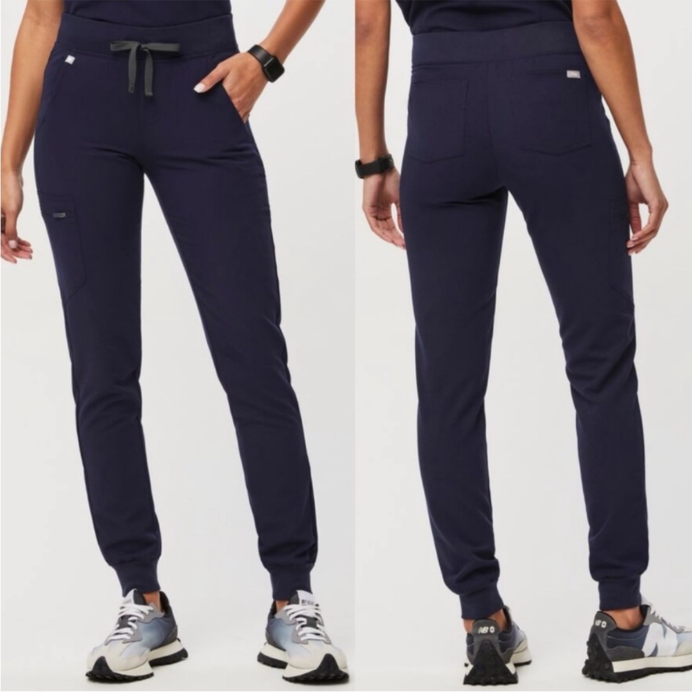 Figs Navy Track Pants